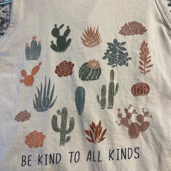 “BE KIND TO ALL KINDS” CACTUS TANK 🌵 - Picture 3 of 5